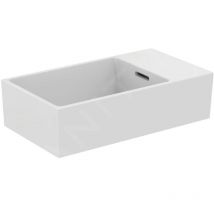Ideal - Standard Extra - Lave-main 450x250 mm, avec trop-plein, sans trou pour robinet, blanc T392201