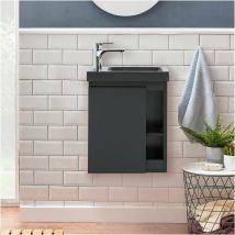 Meuble lave-mains hampton Noir
