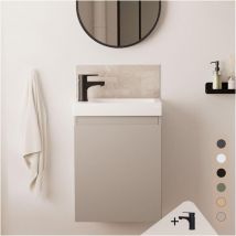 Meuble lave-mains lisa + robinet noir
