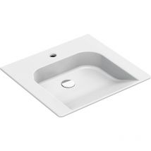 Lave-vaisselle en céramique community 60x55cm, sans trop-plein, blanc ExtraGlaze