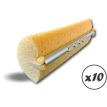 Lave vitre articulé Nettoyage vitres véranda baie vitrée Manche téléscopique - Quantité x10 - Recharge pour lave-vitre