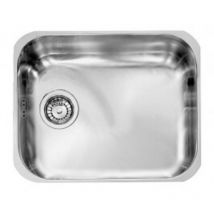 Lavello cinzia sottotop 50X40 R90 1 vasca acciaio inox