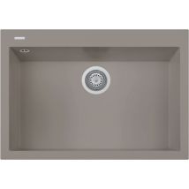 Lavello Composito Cucina Plados On7610 Una Vasca - Ug72 Tartufo