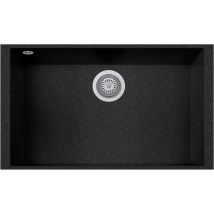 Lavello Composito Cucina Plados On7610st Una Vasca Sottotop - Um44 Nero Metal