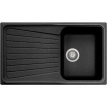 Plados - Lavello composito cucina SP0861 una vasca - UG95 Nero Ebony