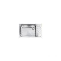 CM - Lavello eureka 86x51 1 vasca destra+ gocciolatoio acciaio inox