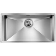 CM - Lavello focus 3' 1 vasca acciaio inox incasso slim 86X45 prof.19