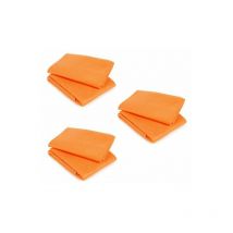 Lavette et serpillière super absorbante - Lot de 3 - Orange - Astuceo
