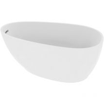 Lavita - Freistehende Badewanne Lacrima 1700 Acryl 170x80x58 cm Weiß Glanz