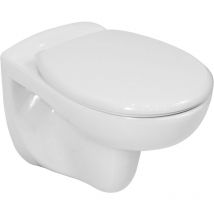 Wand-WC Hänge Toilette Toilettenbecken – 119884 – Porzellan, Duroplast, Soft-Close, Quick-Release – LAVITA