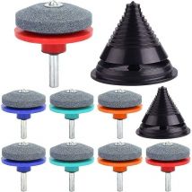 Crea - Lawn Mower Blade Sharpener 8 Pieces Lawn Mower Blade Sharpener Sharpener