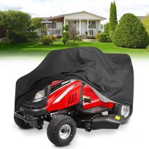 RHAFAYRE Lawn Mower Cover, Oxford 210D Waterproof Dustproof and Anti-UV Lawnmower Cover, with Drawstring and Storage Bag, for Outdoor/Indoor 183 x