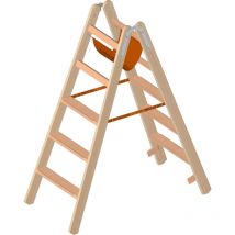 Layher Le Holz - Stufen - Stehleiter 2X5