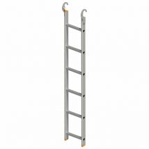 Layher Einhängeleiter 6 Sprossen 0,40 x 1,80 m 2,8 kg