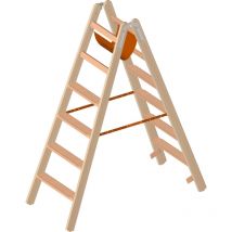 Layher Le Holz - Stufen - Stehleiter 2X6
