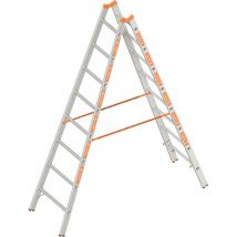 Layher Topic 1039 Sprossenstehleiter 2x8 Sprossen