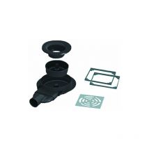 Lazer - 352015 - Piletta sifonata ultrapiatta a pavimento con scarico orizzontale per piatto doccia da piastrellare