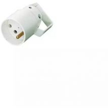 L'ébenoid 021429 Female plug 16A 2P+E Ring - white