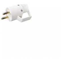 L'ébénoïd 021408 Fiche méle 16A 2P+T Anneau - blanc