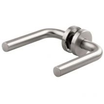 Coppia di stampelle bezault in acciaio inox 1 gomito LC1 rosetta - 80341