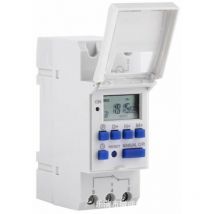 Lcd Minuterie Programmateur horaire électrique hebdomadaire Numérique Timer Interrupteur 15A(220V)