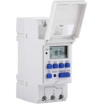 Lcd Minuterie Programmateur horaire électrique hebdomadaire Numérique Timer Interrupteur 15A(220V)