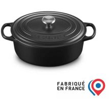 Le Creuset Cocotte Ovale Evolution In Ghisa Vetrificata, Diameter 35 Cm, Nero, 21178350000430