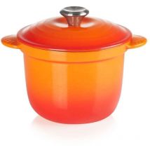 41110180900460 cocotte every Gusseisen 18 cm ofenrot - Le Creuset
