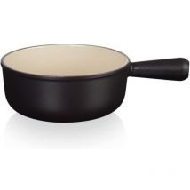 Le Creuset - caquelon 22 cm schwarz