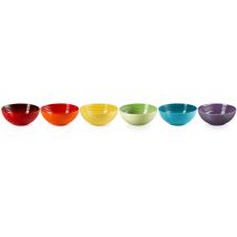 Le Creuset - Signature Cereal Bowls Set of 6 Stoneware 16cm rainbow (79286168359006)