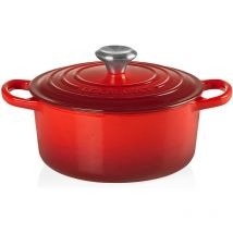 Bräter rund 22cm kirschrot - Le Creuset