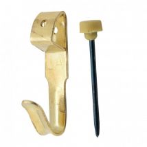 3170160000022 crochet acier laiton n° 2 cte 10 1002, incolore, taille unique - Le Crochet Francais