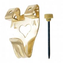 Crochet laiton X5 N°3 sur carte crochet francais 1004