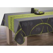 Tovaglia, Poliestere, Verde, Rettangolare 150x200 cm - Le Linge De Jules