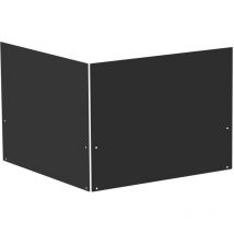 Habillage arriere noir credence angle - Le Marquier