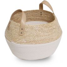 Panier a Bûches Et a Granules Bicolor Natura - Le Marquier