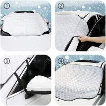 Ensoleille - Le pare-brise protège le pare-soleil de la voiture du soleil, de la neige et des fortes pluies