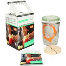Drahtbügelglas 750 ml inkl. Gummiring zum fermentieren / einmachen - Le Parfait
