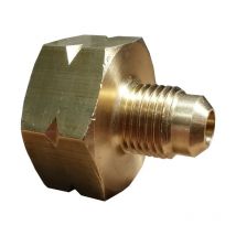 Le raccord sur la gauche Tecnogas de la bouteille de Gaz R32 f x 5/16' sae 11308