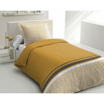Parure de couette jaune 140 x 200 cm - le tilt