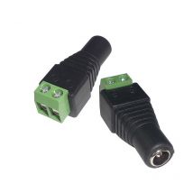 Embout d'alimentation à visser pour ruban led mono couleur 12V