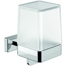 Lea chrome poli/satin distributeur de savon à levier mural - Inda