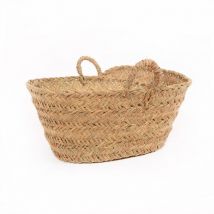 Deco&lemon - leñero esparto asas cannes 55X40X22 cm d&l