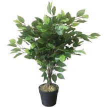 Albero/pianta Artificiale di ficus, di Piccole Dimensioni e folto, 60 cm - Leaf