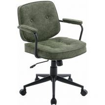 Wahson Office Chairs - Office Chair in pu Leather Swivel Computer Chair Height Adjustable Modern Ergonomic Desk Chair for Home Office, Green, Wahson