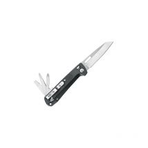 Leatherman - K2 color gris oscuro, filo liso, sin funda, caja cartón 832658