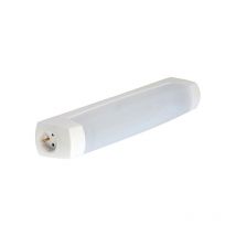 L'ebenoid - 055314 Aplique difusor con tubo led de 7W con enchufe 2P+T - blanco, Blanca