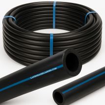 Rohr PE40 100m 1/2'' 20mm PN6 flexible flexible hdpe Wasserleitung Trinkwasserleitung Wasserleitungsrohr