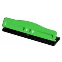Perforatore 4 fori in metallo – Capacità 10 fogli – Base centimetrata – Lebez