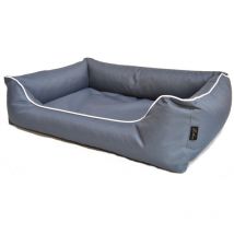 Hundebett Paula eckig grau Transportboxen & Häuser - Lebon